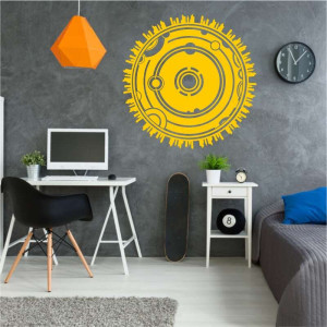 Szablon na ścianę panorama abstrakcyjna 2291