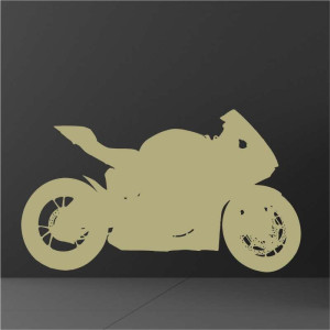 Motocykl sportowy - szablon do malowania 2310