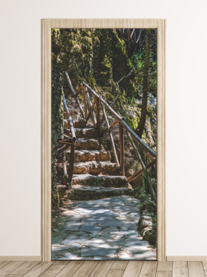Fototapeta na drzwi skaliste schody FP 6038