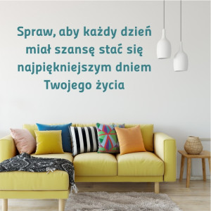 Szablon malarski sentencja: Spraw aby każdy dzień 1971