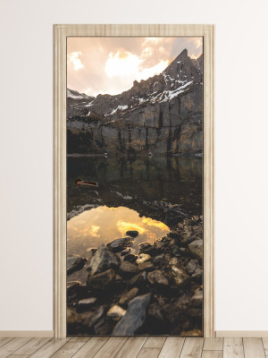 Fototapeta na drzwi górskie jezioro FP 6157