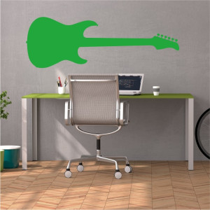 Naklejka na ścianę gitara 2253