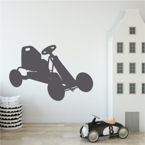 Naklejka na ścianę gokart 2324