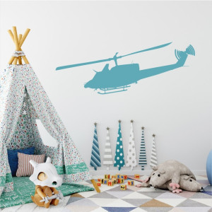 Naklejka na ścianę helikopter bojowy 2303