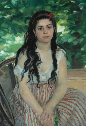 Reprodukcja En été - La bohémienne, Auguste Renoir