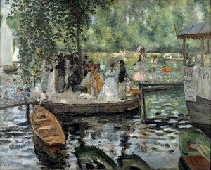 Reprodukcja La Grenouillère, Auguste Renoir