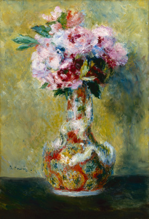 Reprodukcja obrazu Bouquet in a Vase - Auguste Renoir