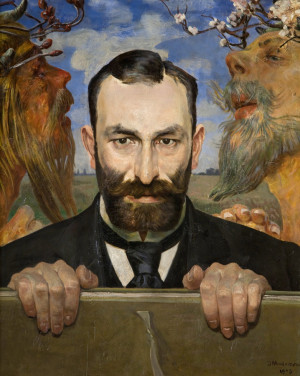 Reprodukcja obrazu Feliks Jasienski - Jacek Malczewski