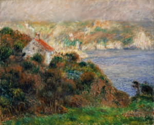 Reprodukcja obrazu Fog on Guernsey - Auguste Renoir