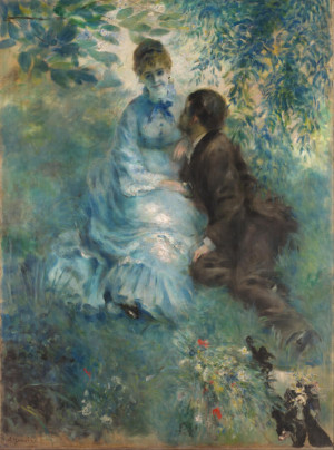 Reprodukcja Lovers - Auguste Renoir