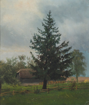 Reprodukcja Świerk, Ferdynand Ruszczyc