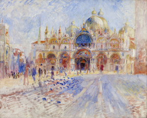 Reprodukcja obrazu Piazza San Marco - Auguste Renoir