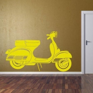 Naklejka skuter Vespa 1136