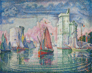 Reprodukcja Entrée du port de la Rochelle, Paul Signac