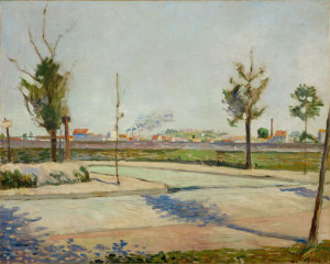 Reprodukcja obrazu Road to Gennevilliers - Paul Signac