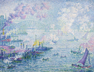 Reprodukcja obrazu The Port of Rotterdam - Paul Signac