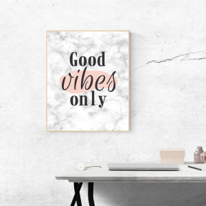 Plakat Good vibes only 043