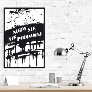 Plakat Nigdy sie nie poddawaj 143
