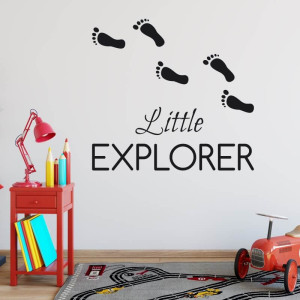 Naklejka na ścianę Little explorer 2506