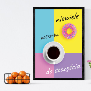 Plakat niewiele potrzeba do szczęścia 231
