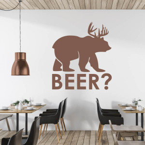 Szablon na ścianę beer 2503
