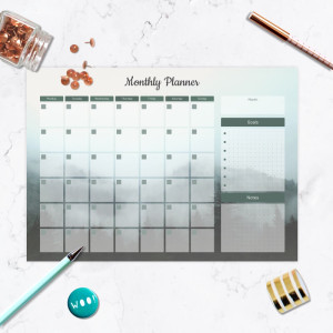 Tablica magnetyczna suchościeralna Monthly planner 466