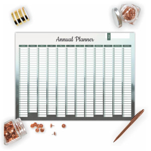 Tablica suchościeralna Annual planner 467