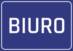 Naklejka BHP Biuro