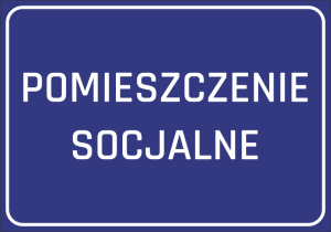 Naklejka BHP Pomieszczenie socjalne