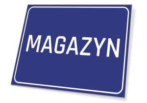 Tabliczka magazynowa BHP
