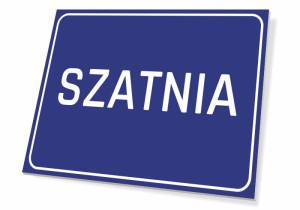Tabliczka szatnia PCV