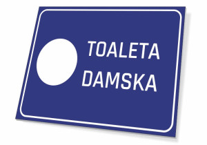 Tabliczka Toaleta damska T066