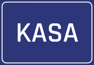 Naklejka Kasa