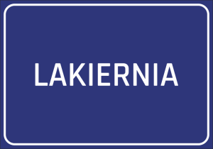 Naklejka BHP Lakiernia