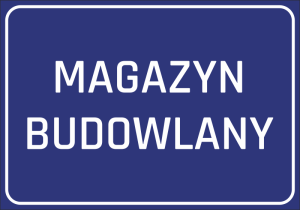 Naklejka Magazyn budowlany