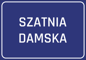 Naklejka BHP Szatnia damska