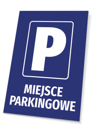 Tabliczka parkingowa Miejsce parkingowe