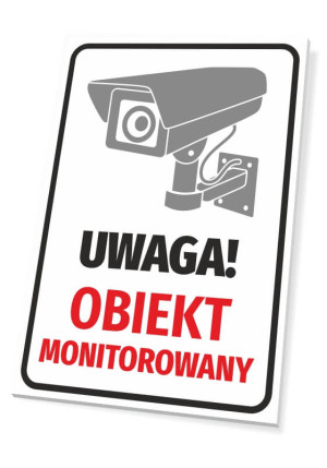 Tabliczka Obiekt monitorowany