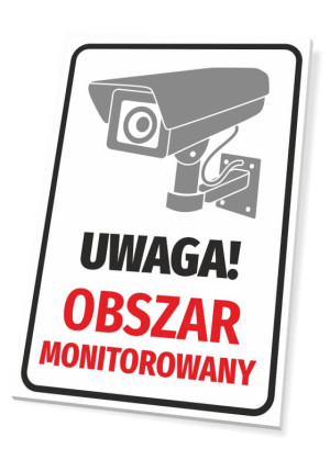 Tabliczka Obszar monitorowany