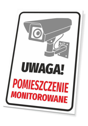 Tabliczka Pomieszczenie monitorowane