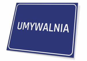 Tabliczka Umywalnia
