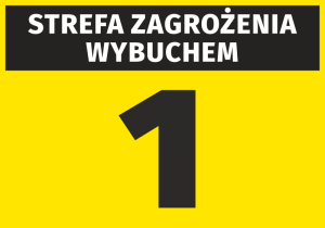Naklejka Strefa zagrożenia wybuchem N259