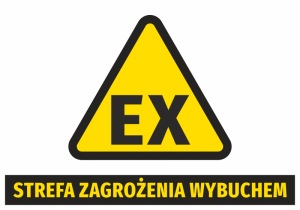 Naklejka Strefa zagrożenia wybuchem N265