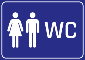 Naklejka WC N235
