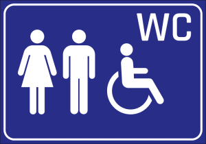 Naklejka WC N236