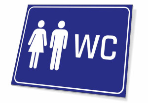 Tabliczka WC T235