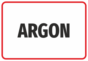 Naklejka BHP Argon