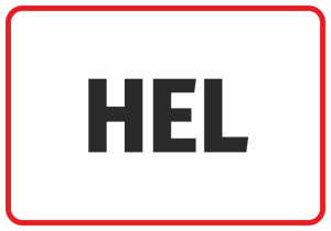 Naklejka BHP Hel