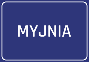 Naklejka BHP Myjnia