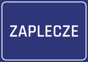 Naklejka BHP Zaplecze